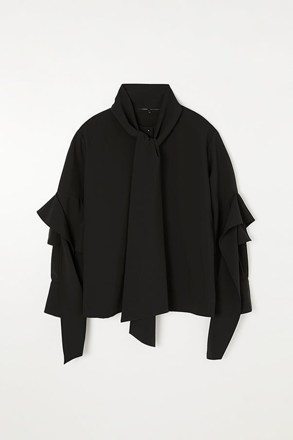 2WAY RIBBON BLOUSE/BLACK｜MYNE （マイネ）OFFICIAL ONLINE STORE｜な 