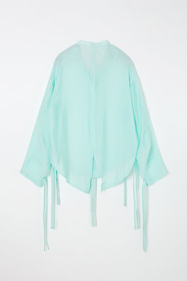 SHEER SHIRT/GREEN