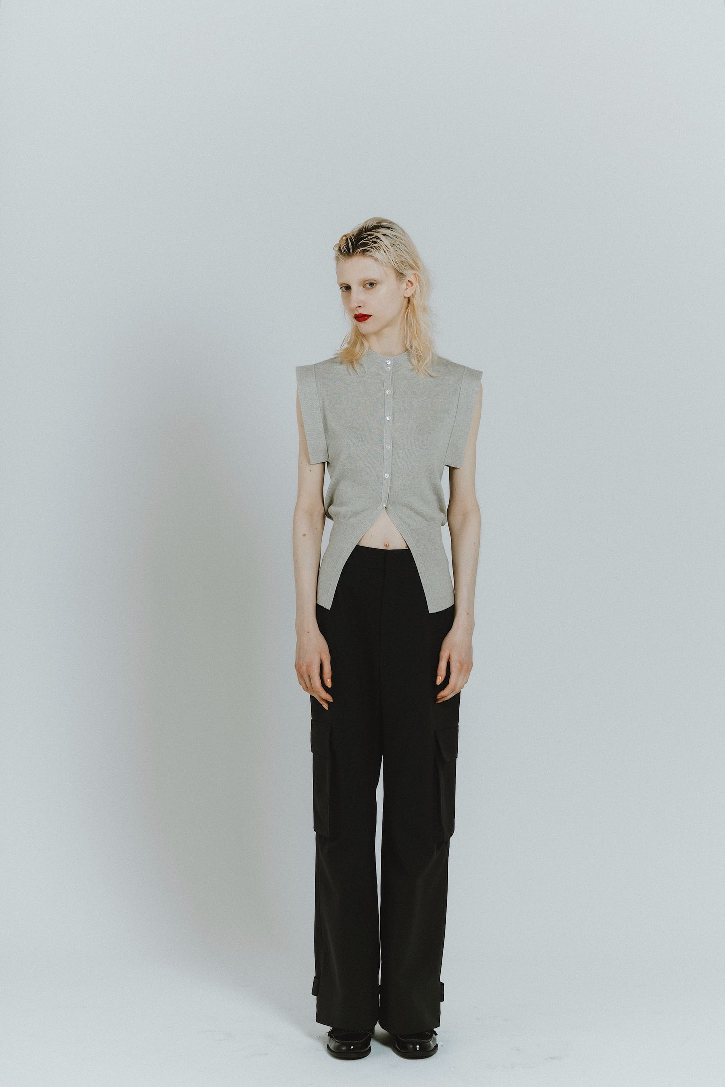 CARGO PANTS/GRAY