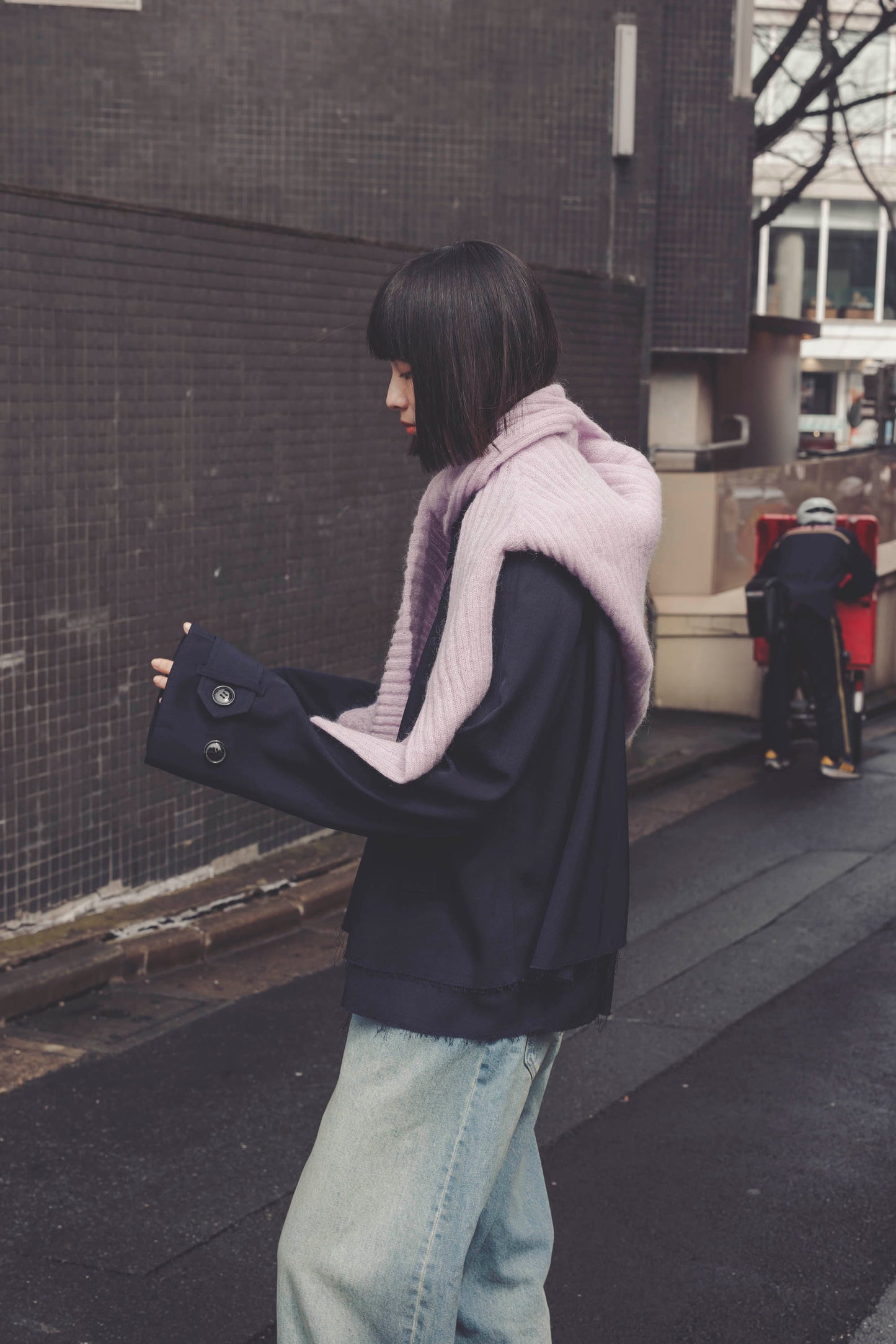SHORT TRENCHI/NAVY