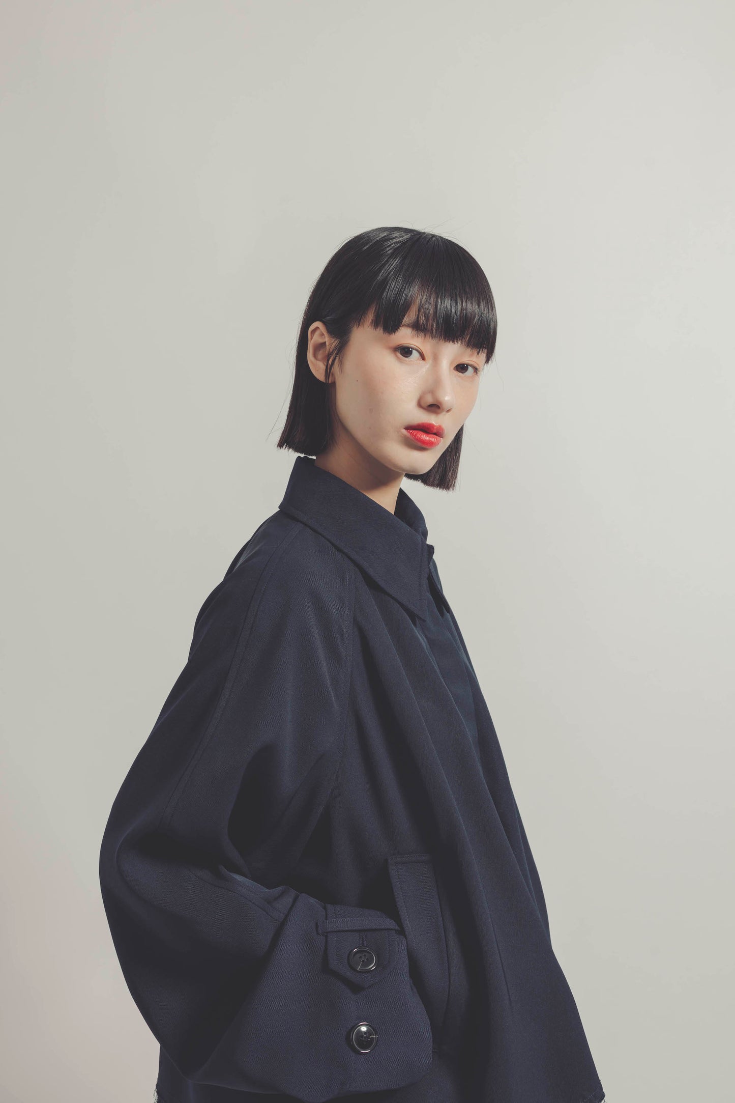 SHORT TRENCHI/NAVY