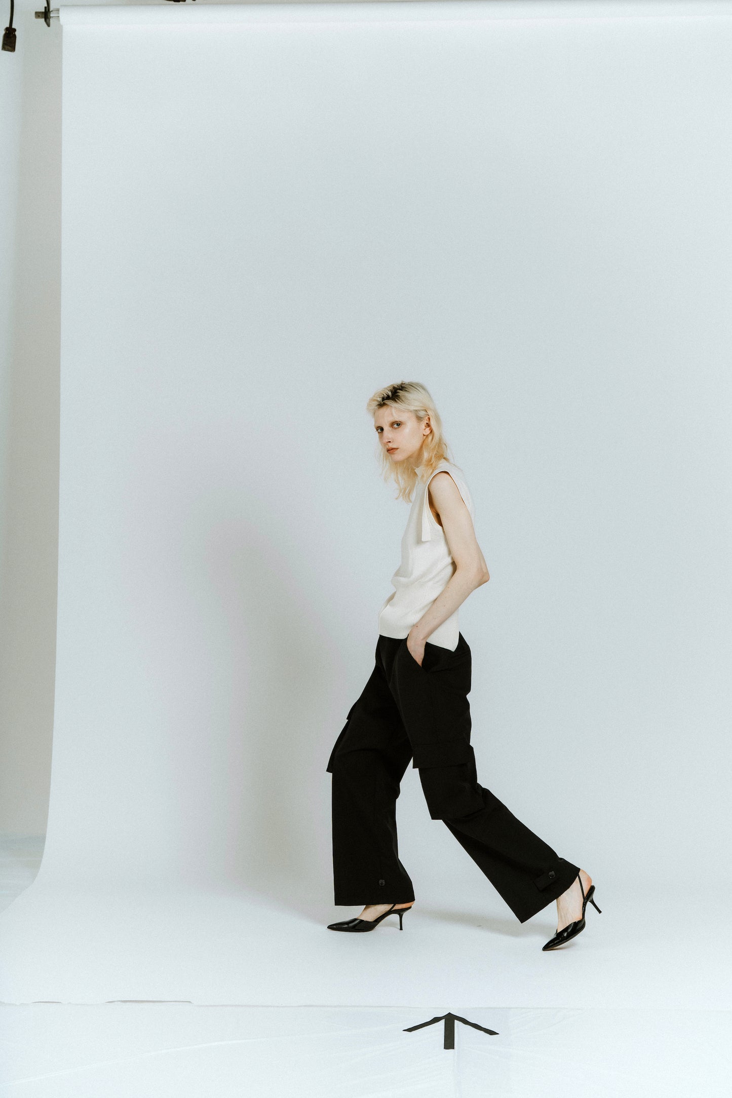 CARGO PANTS/BLACK