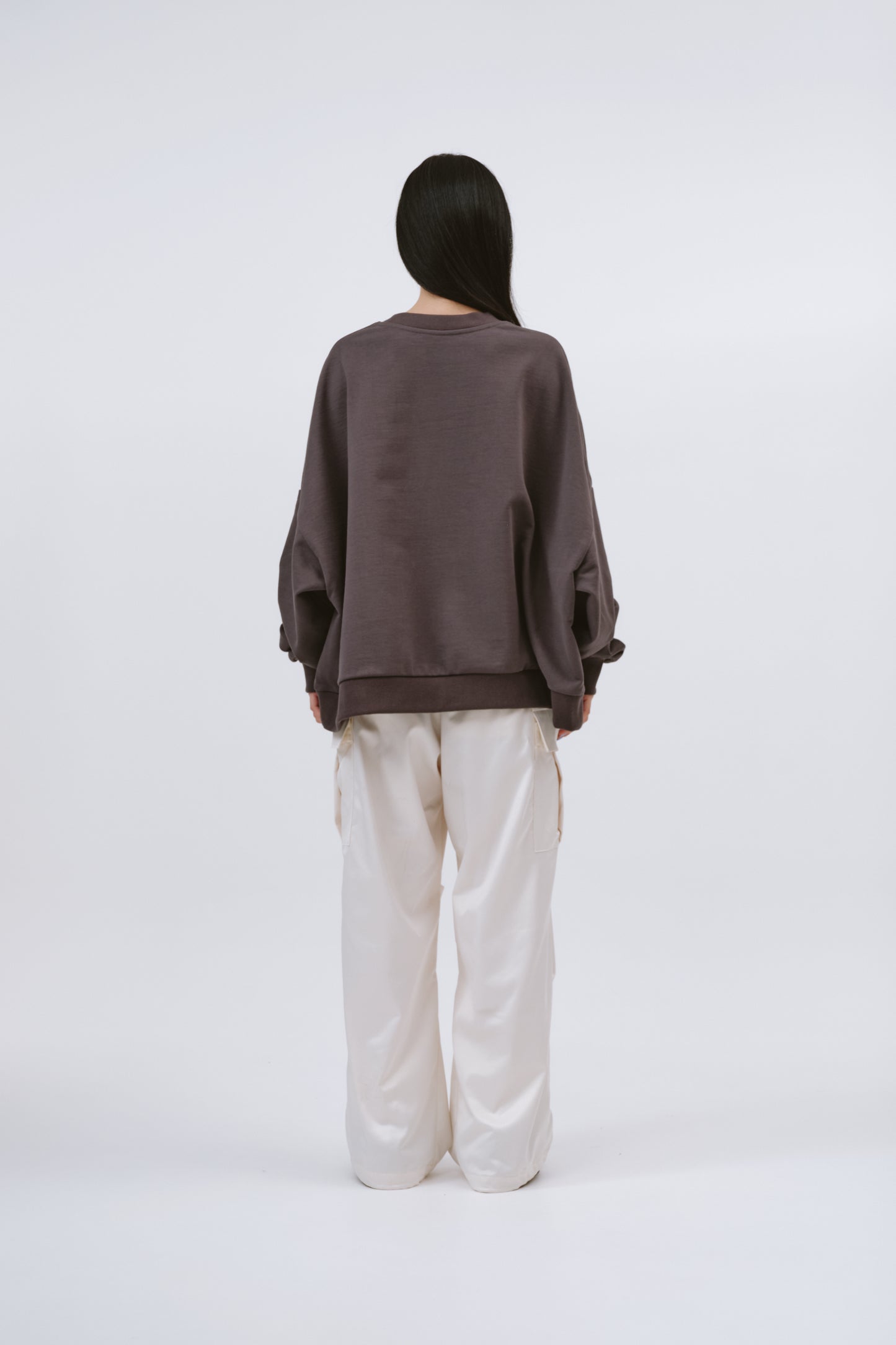 OVER SIZE SWEAT/D.GRAY