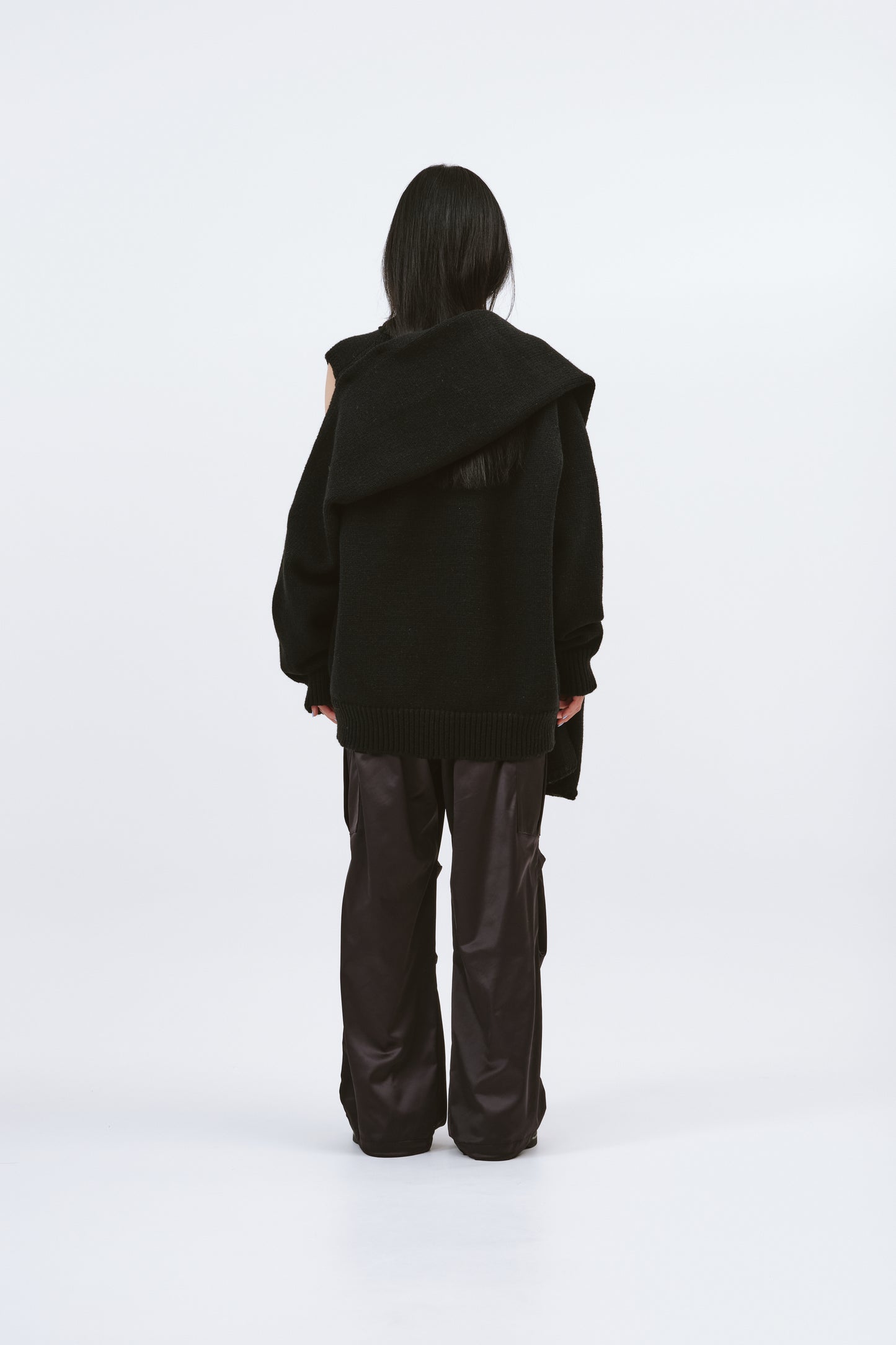 ARM SLEEVE KNIT/BLACK