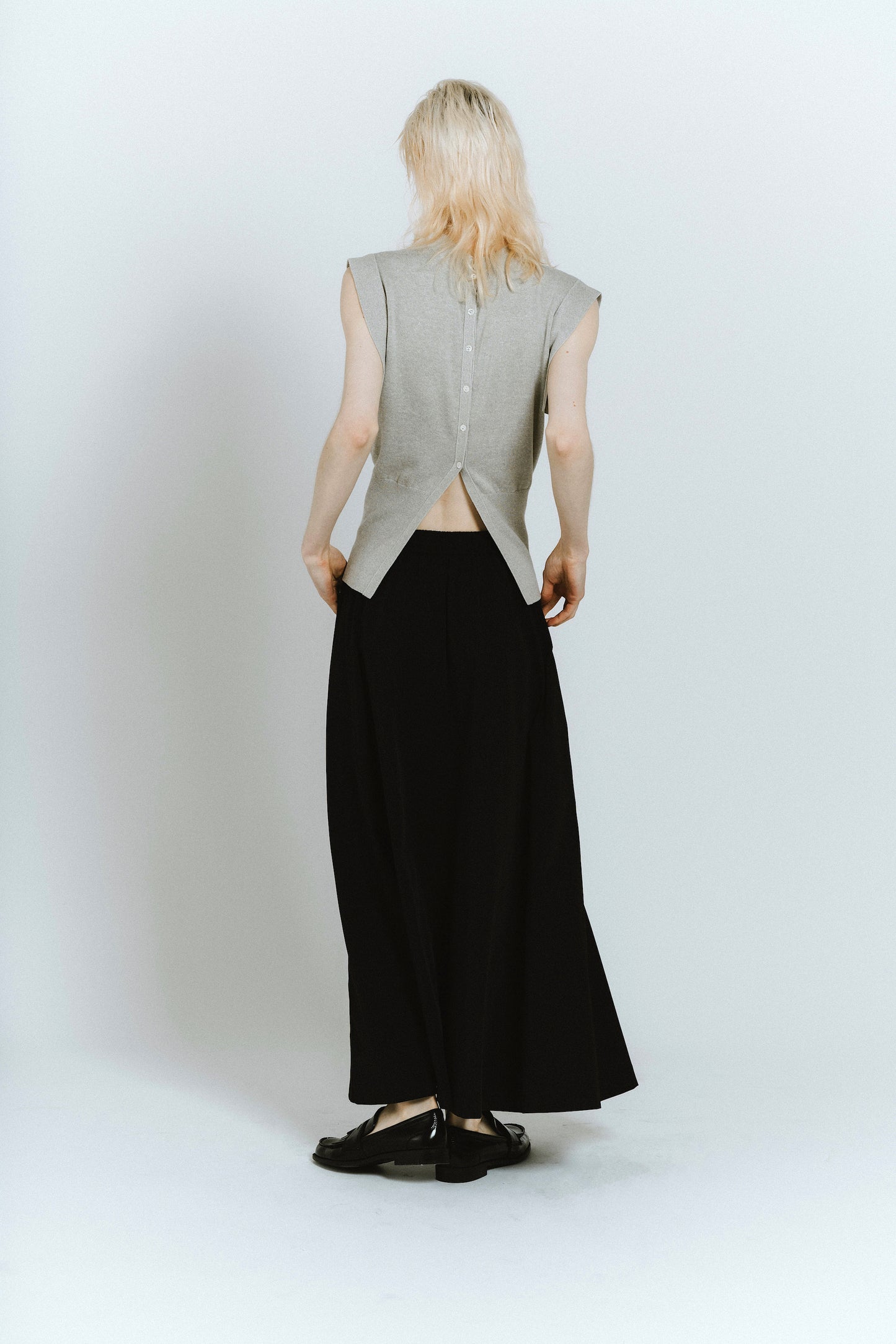 MAXI SKIRT/BLACK