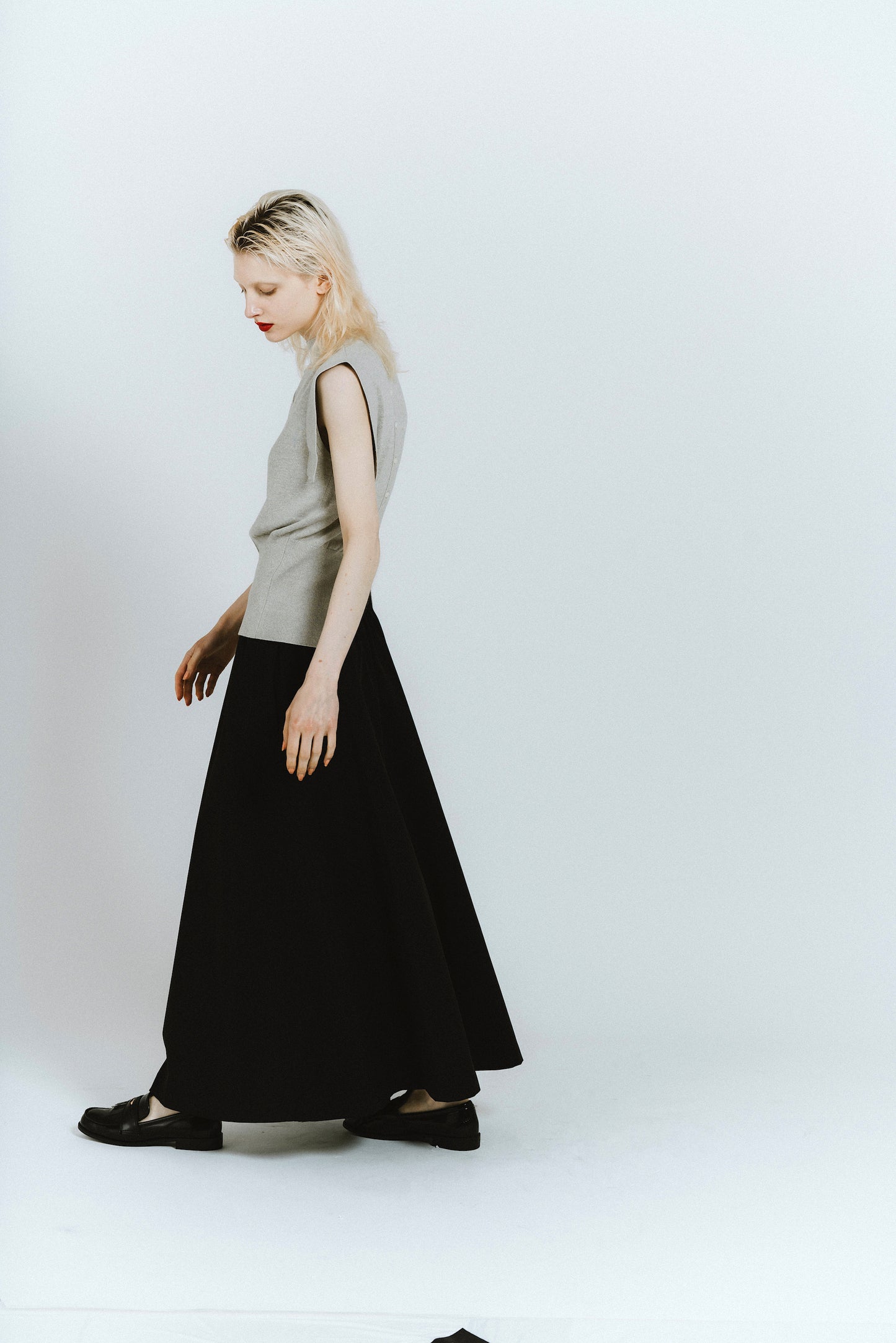 MAXI SKIRT/BLACK