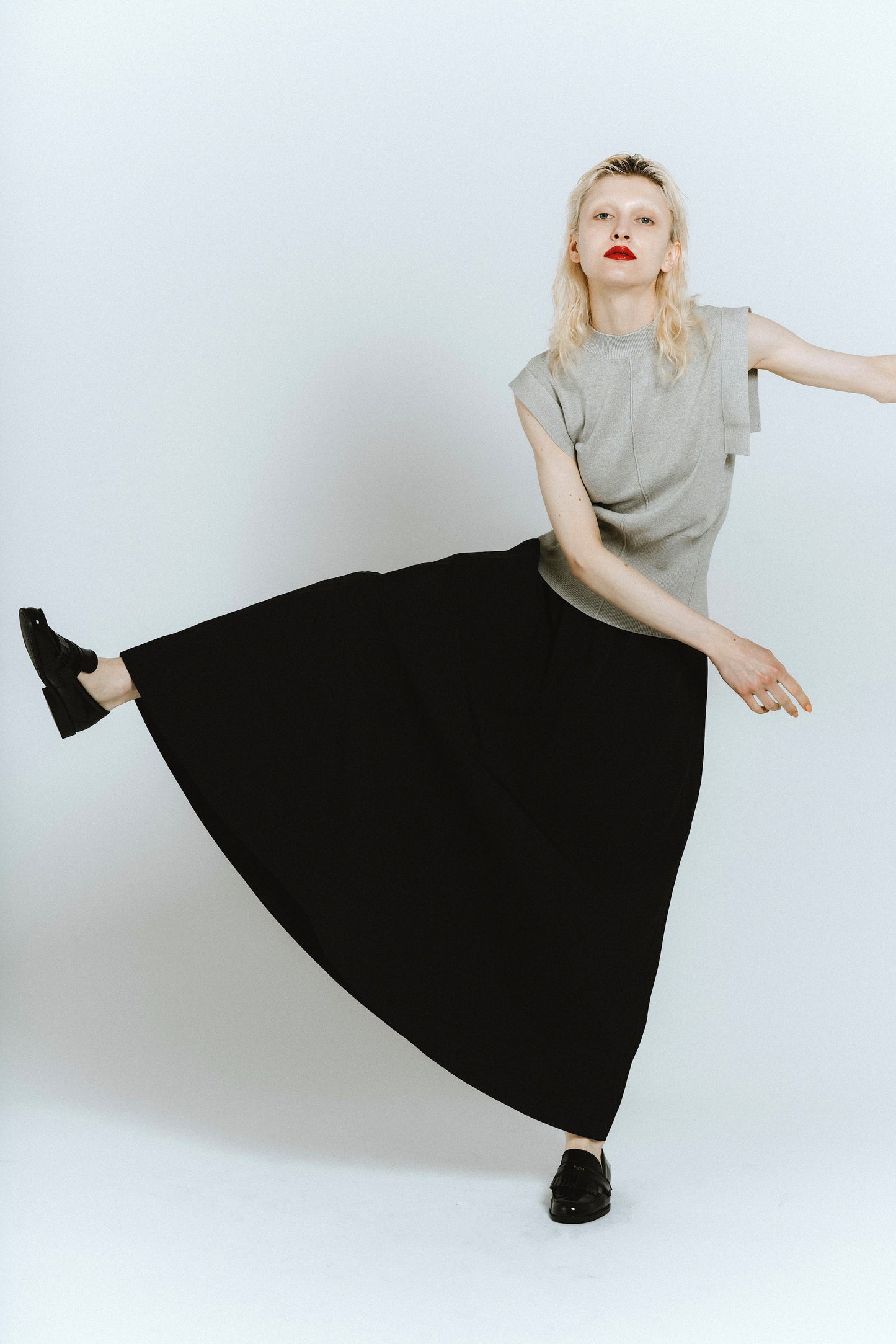 MAXI SKIRT/BLACK