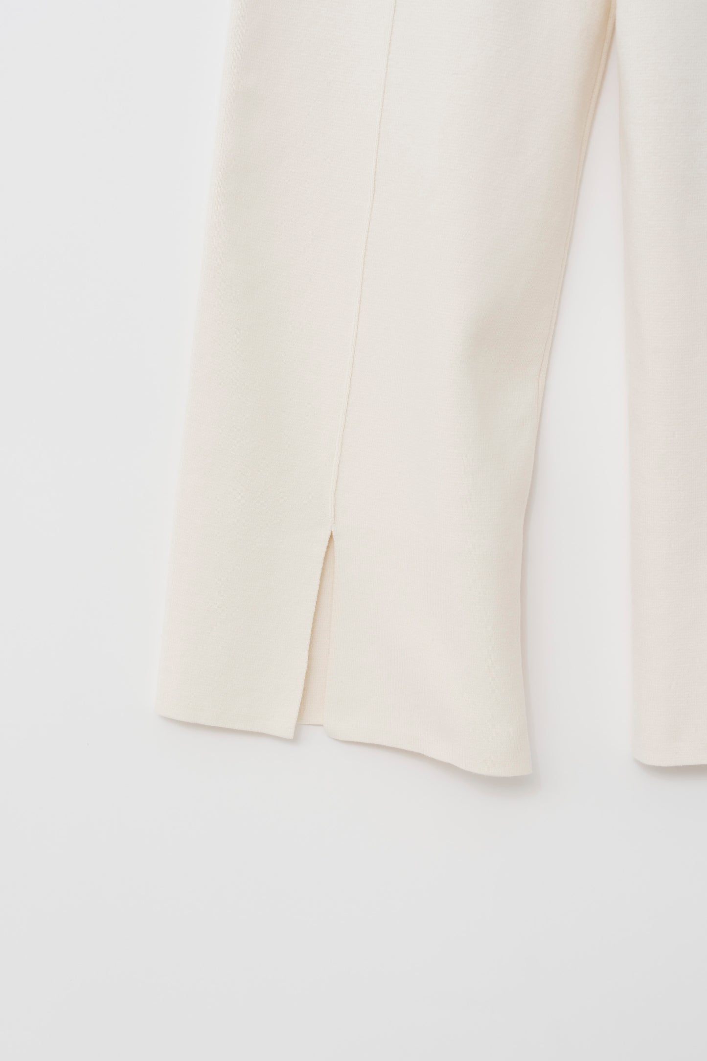KNIT PANTS/WHITE