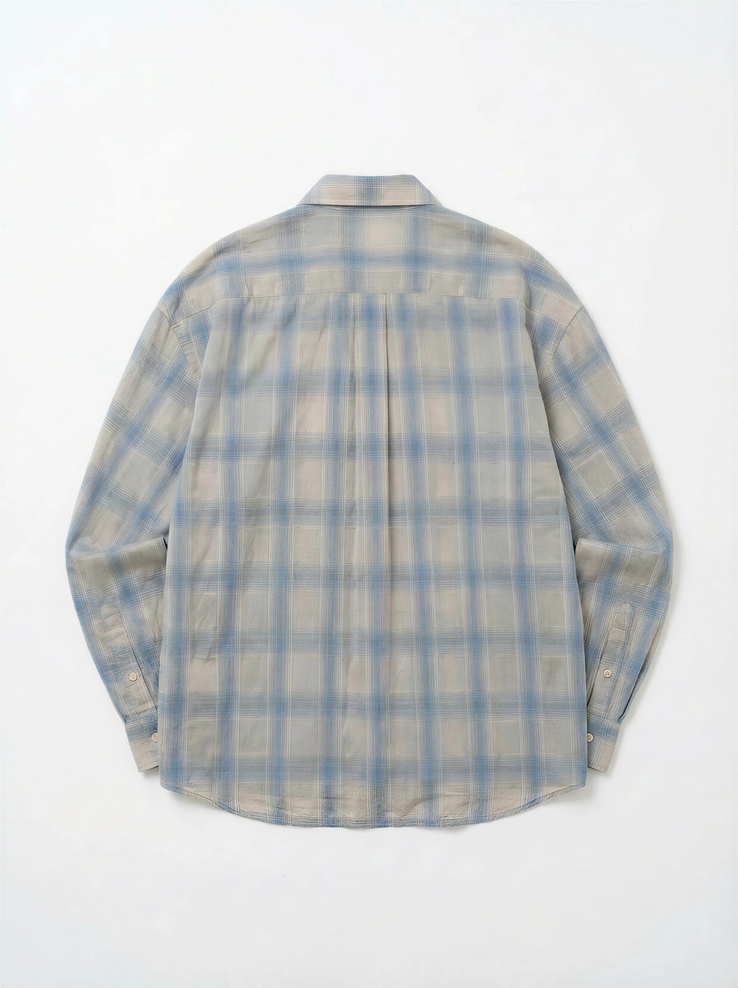 CHECK SHRT/BLUE