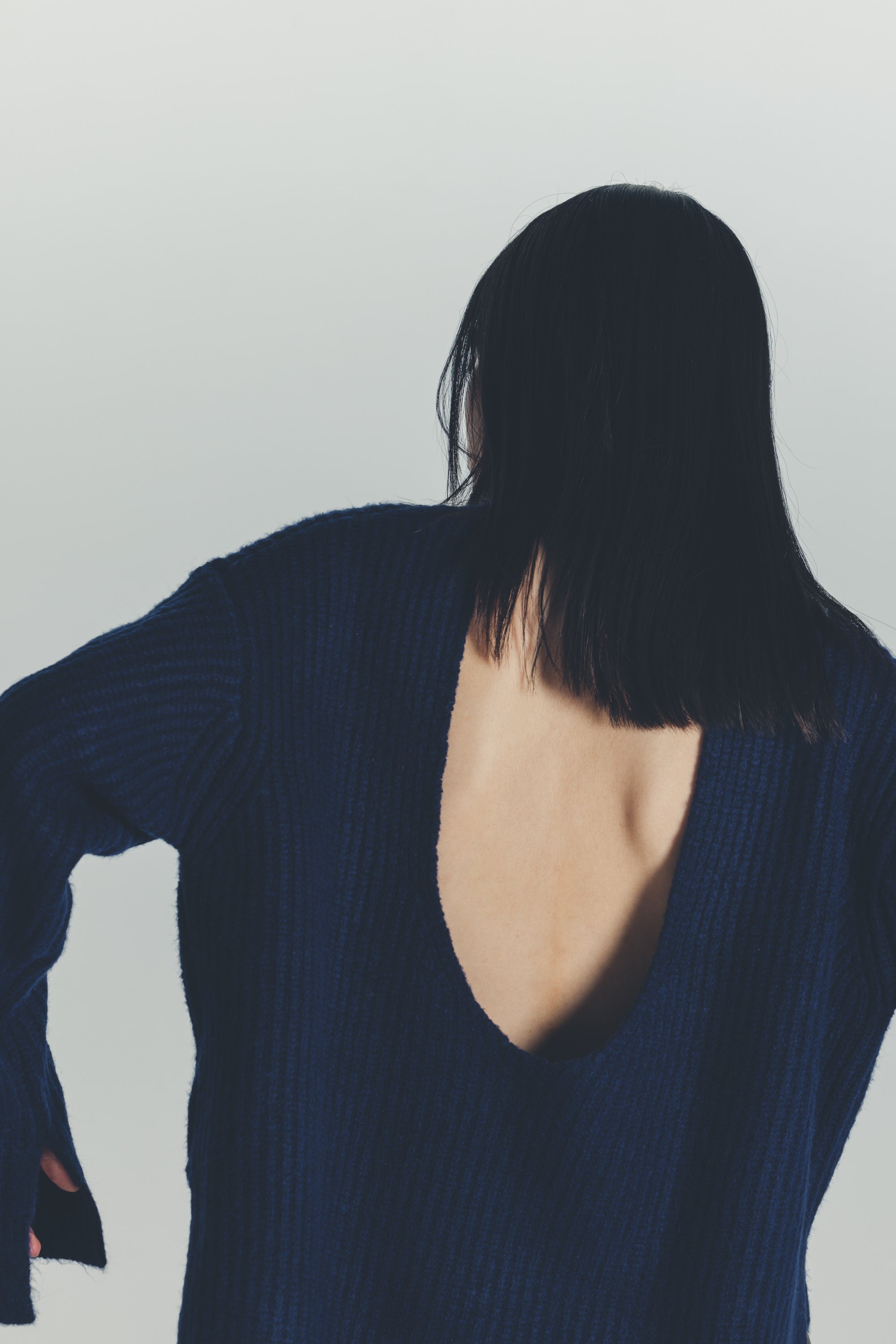 Modal One-Shoulder Top in Aqua Blue