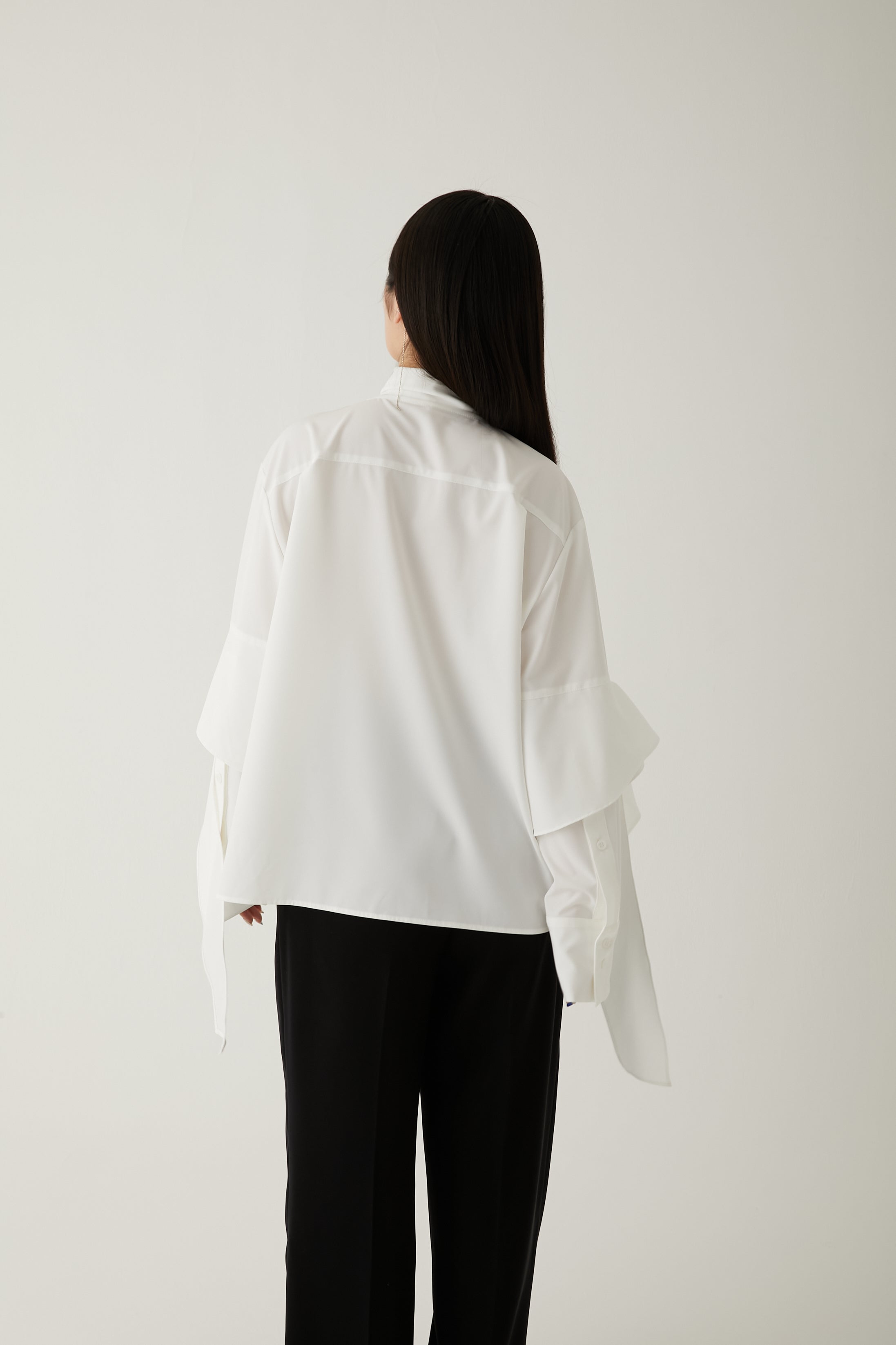 2WAY RIBBON BLOUSE/WHITE｜MYNE （マイネ）OFFICIAL ONLINE STORE｜な 