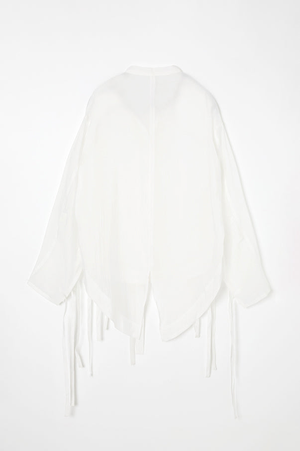 SHEER SHIRT/WHIITE