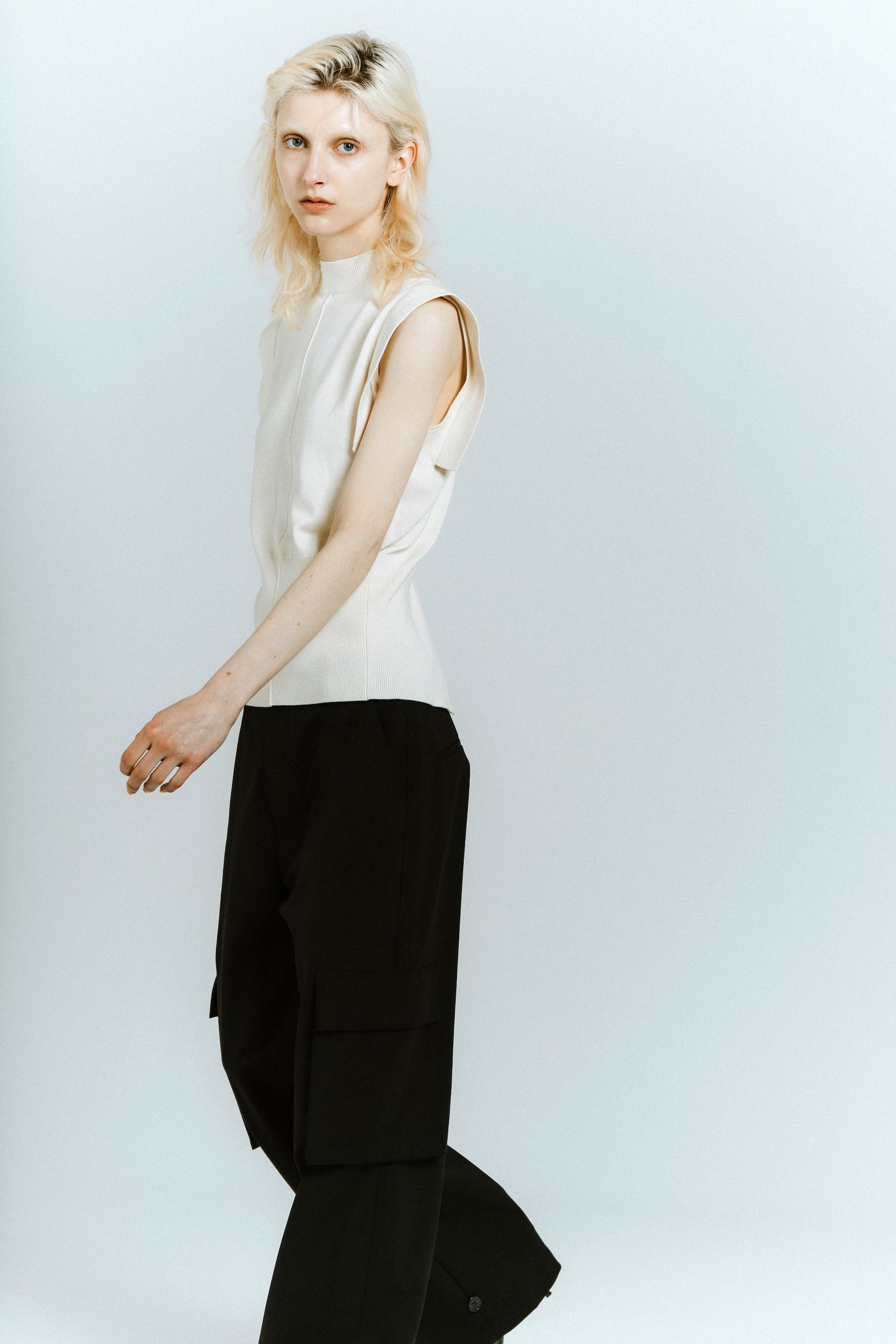 CARGO PANTS/BLACK