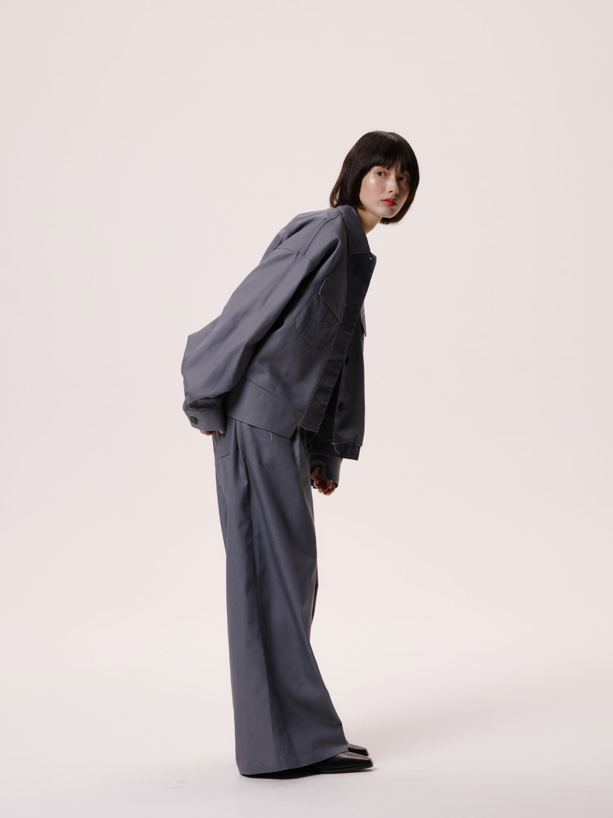 UTILITY SHORT BLOUSON/GRAY
