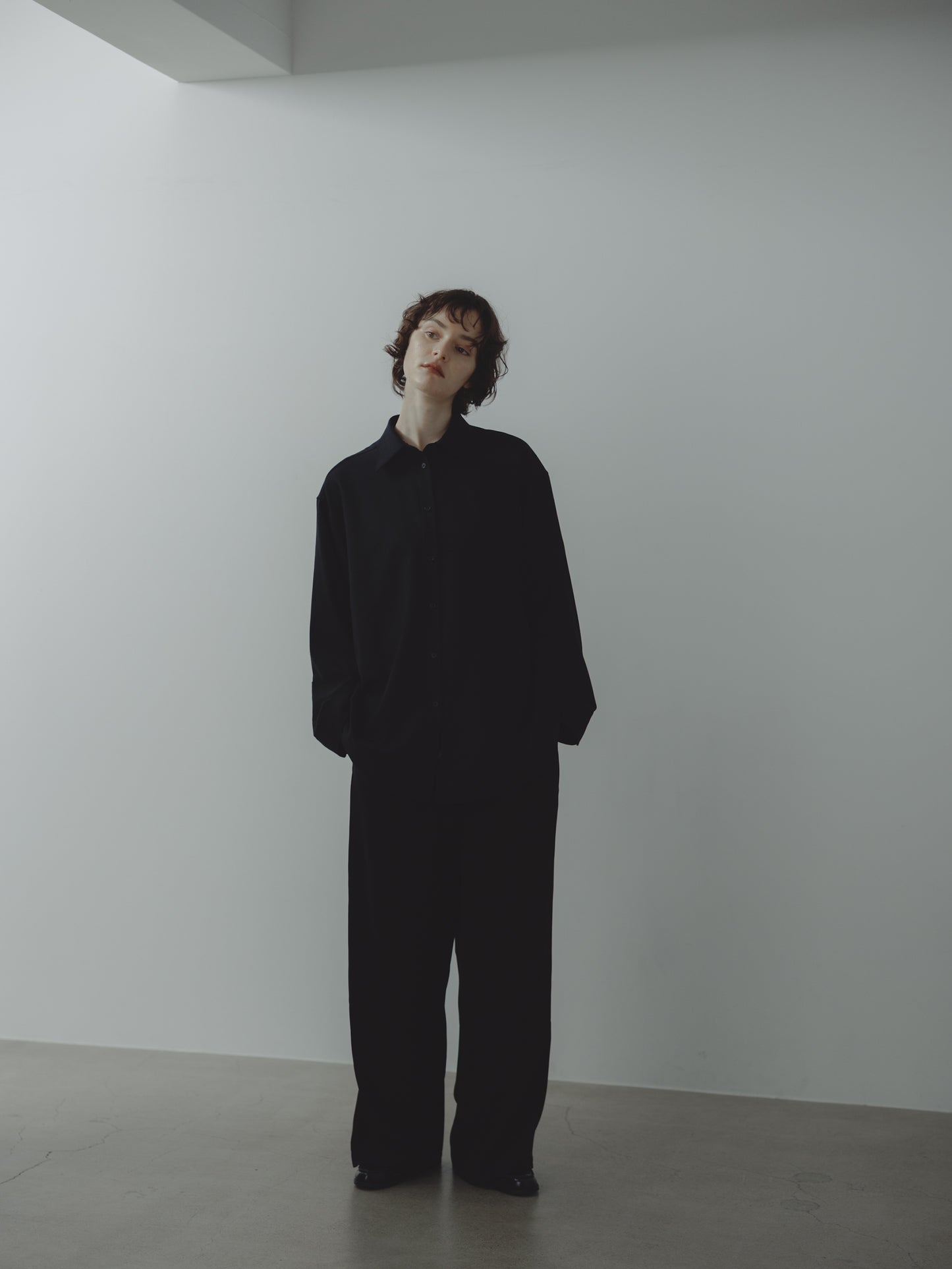 OVERSIZE SHIRT/BLACK