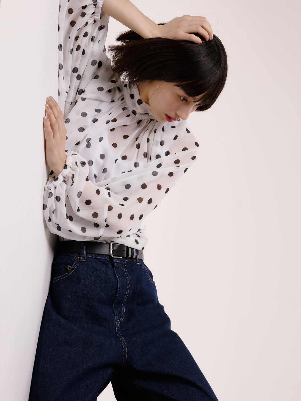WIDE LEG DENIM/INDIGO