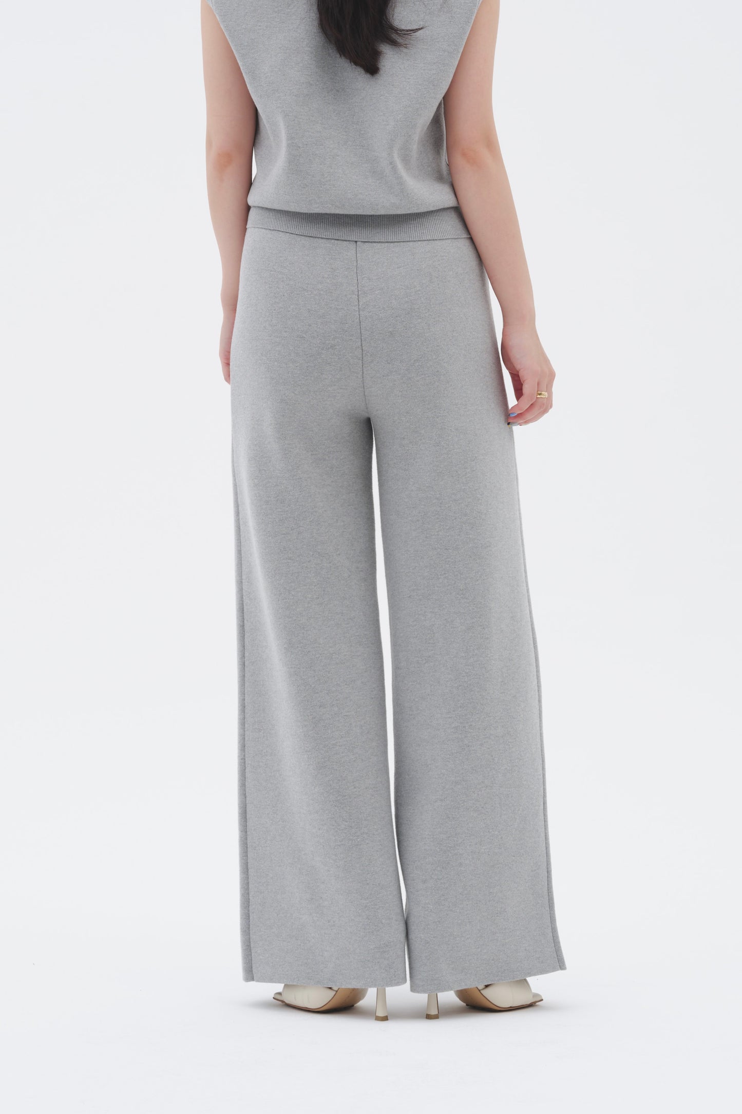 KNIT PANT/GRAY