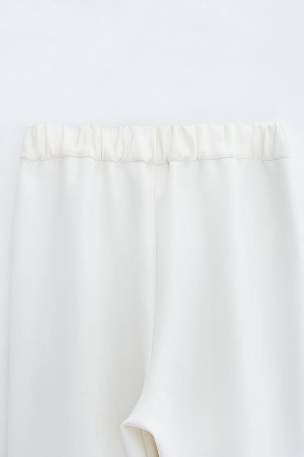 SLIT FLARE PANTS/WHITE