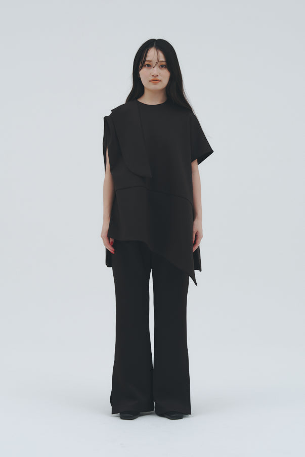 ASYMMETRY TOPS/BLACK