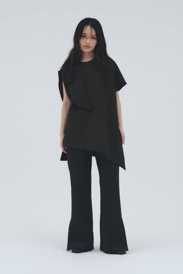 ASYMMETRY TOPS/BLACK