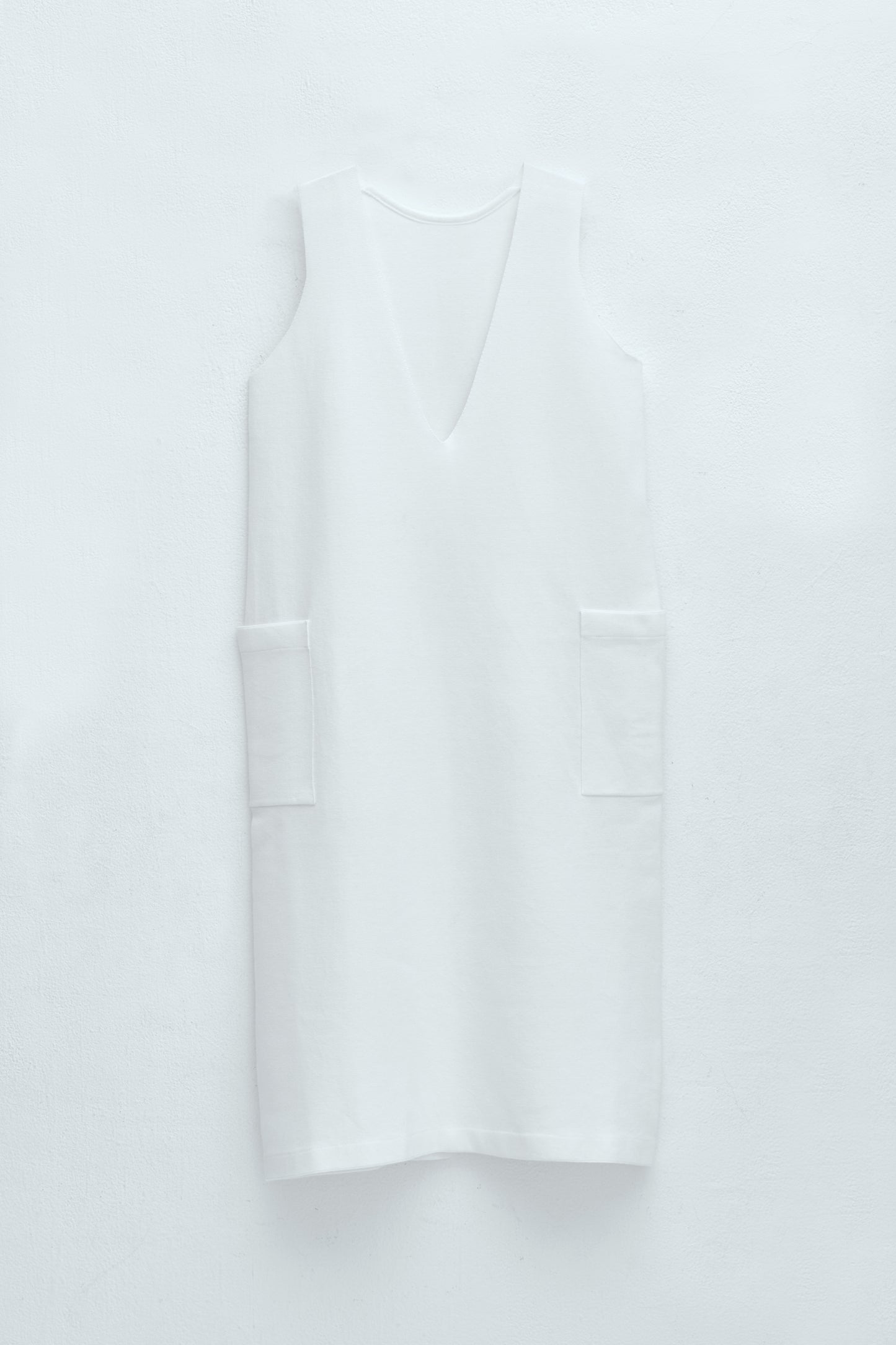 2WAY KNIT DRESS/WHITE