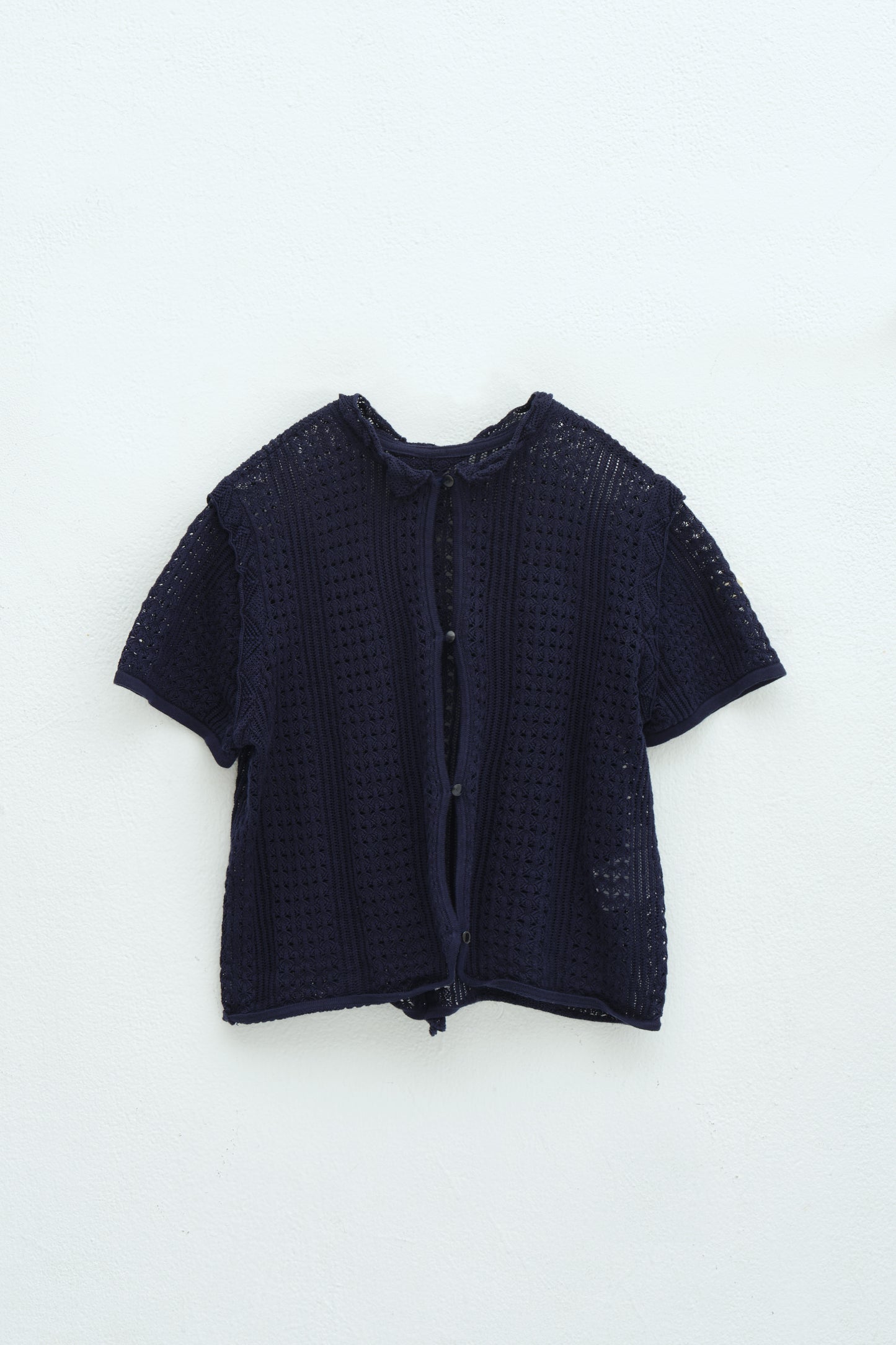 2WAY CROCHET KNIT/NAVY