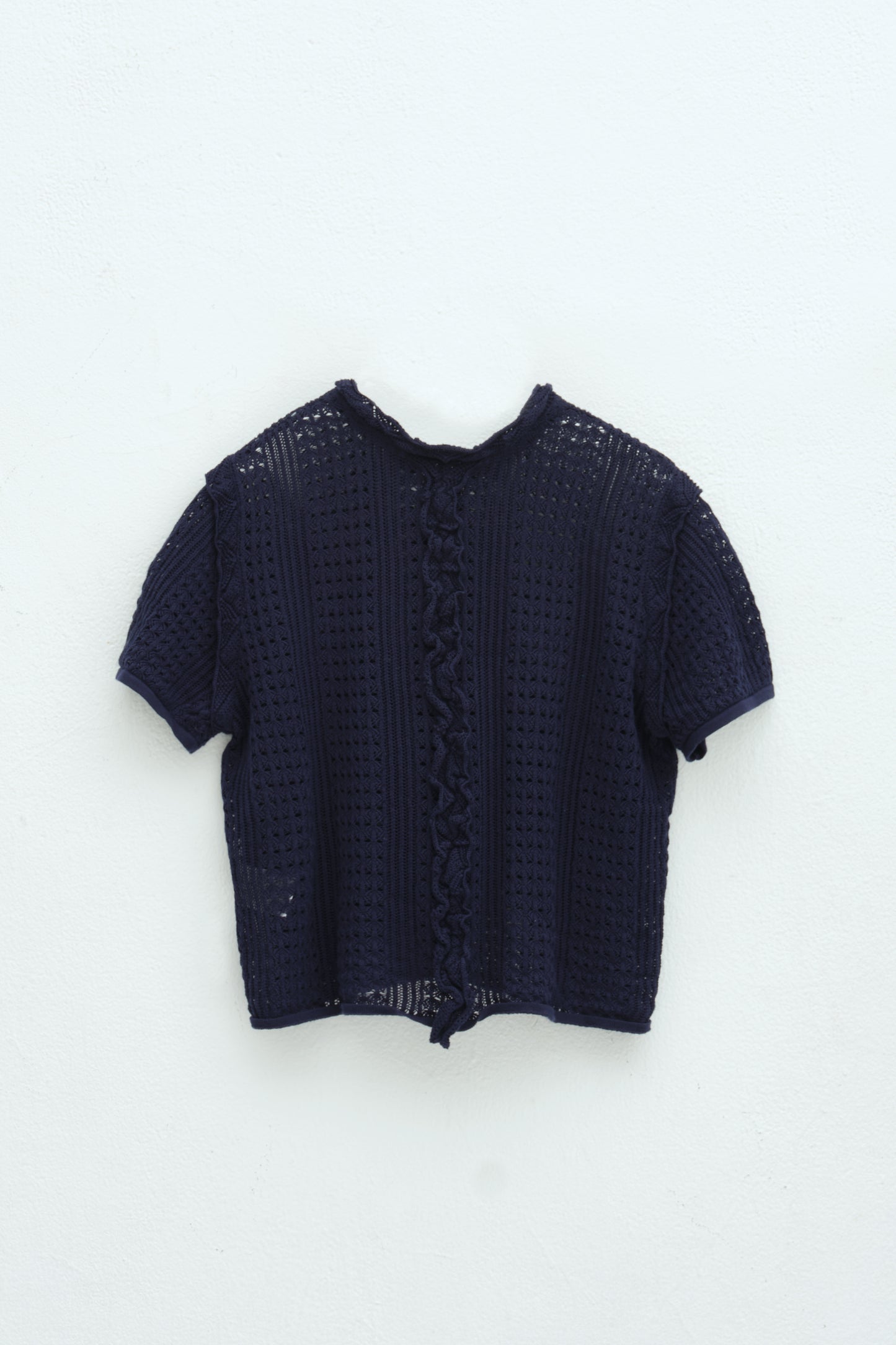 2WAY CROCHET KNIT/NAVY