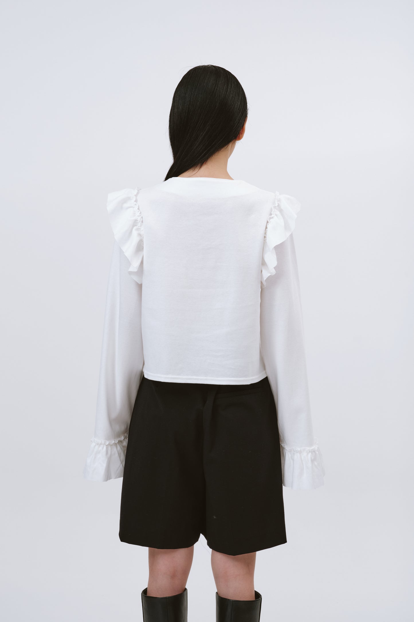 FRILL TOPS/WHITE