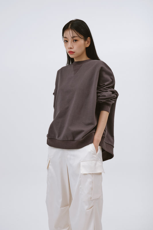 OVER SIZE SWEAT/D.GRAY