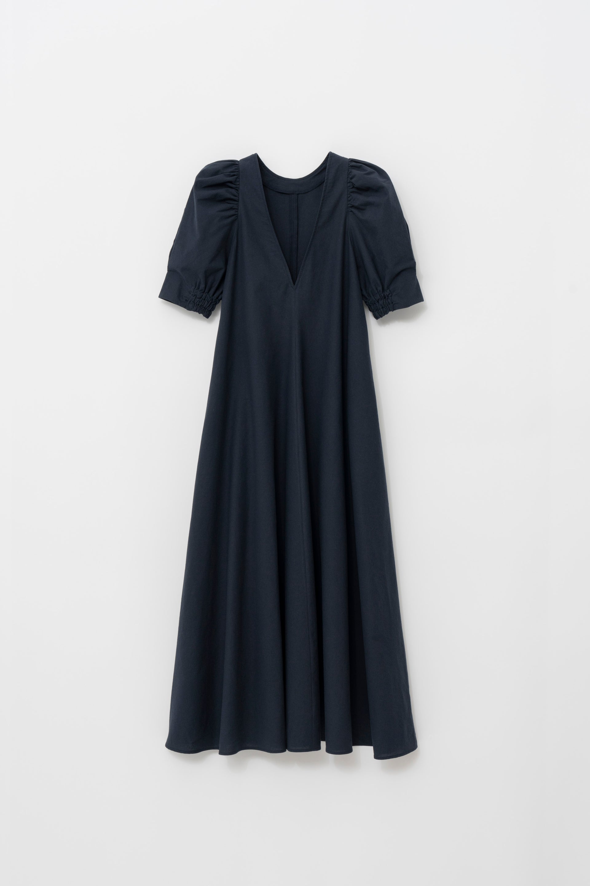 VOLUME SLEEVE DRESS/NAVY – MYNE 