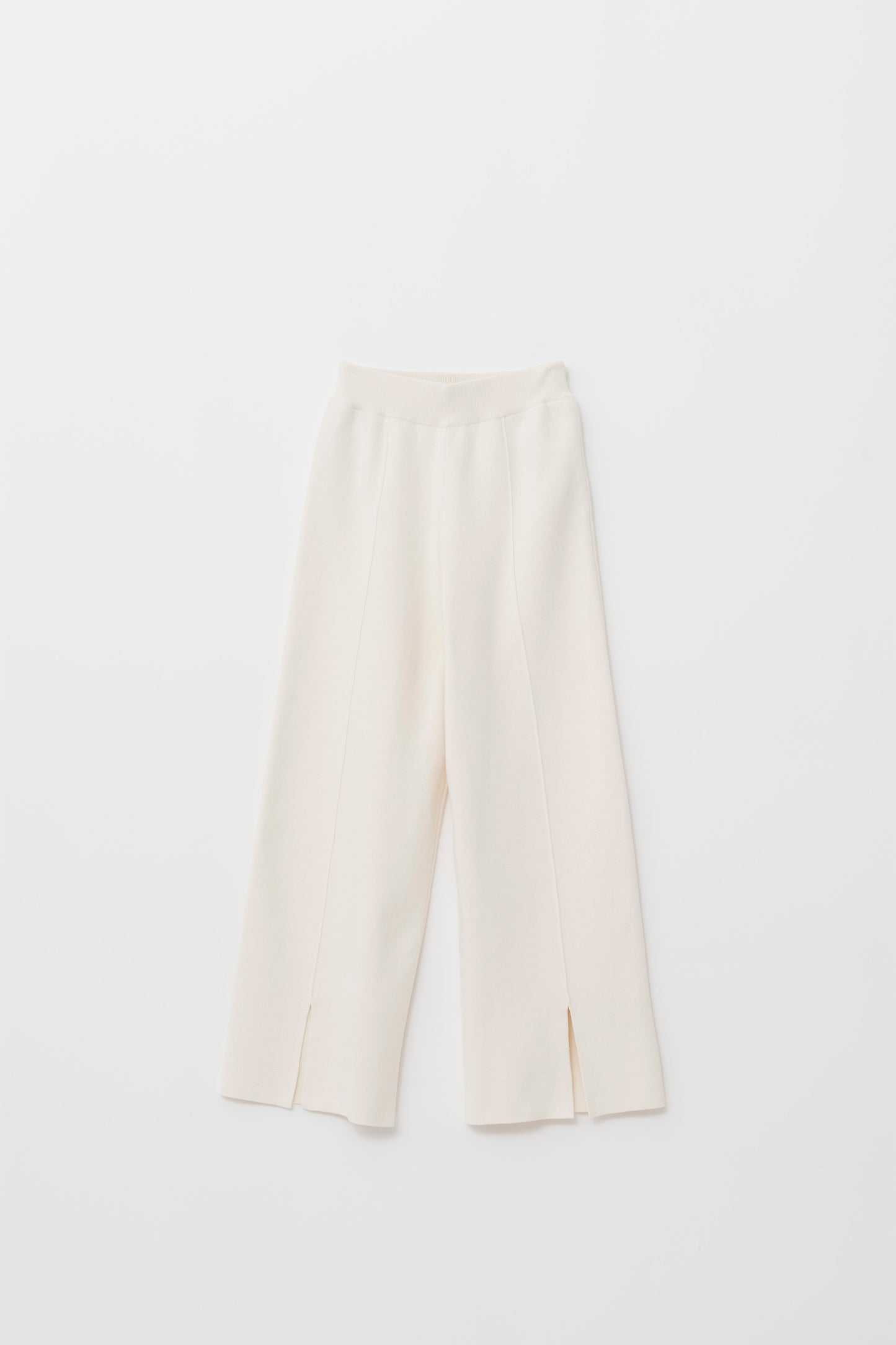 KNIT PANTS/WHITE