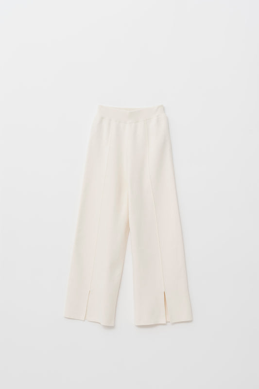 KNIT PANTS/WHITE