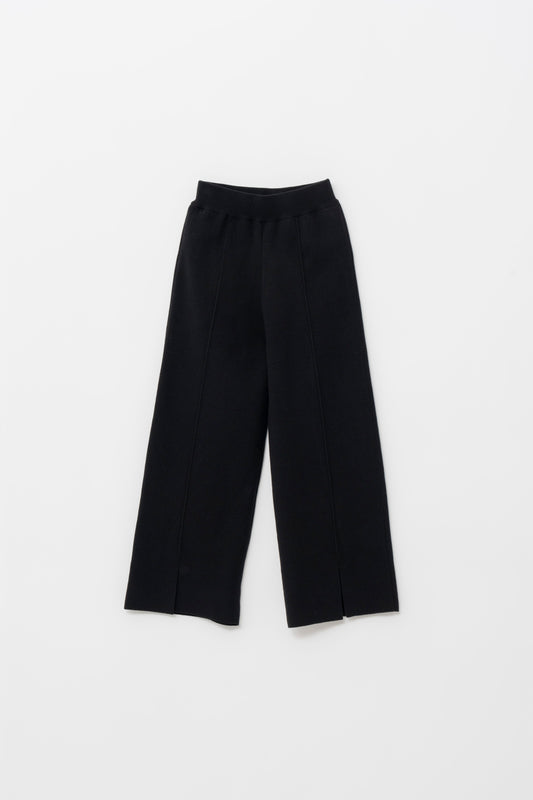 KNIT PANTS/BLK