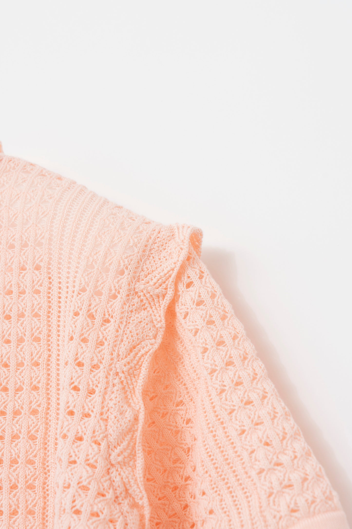 2WAY CROCHET KNIT/PINK