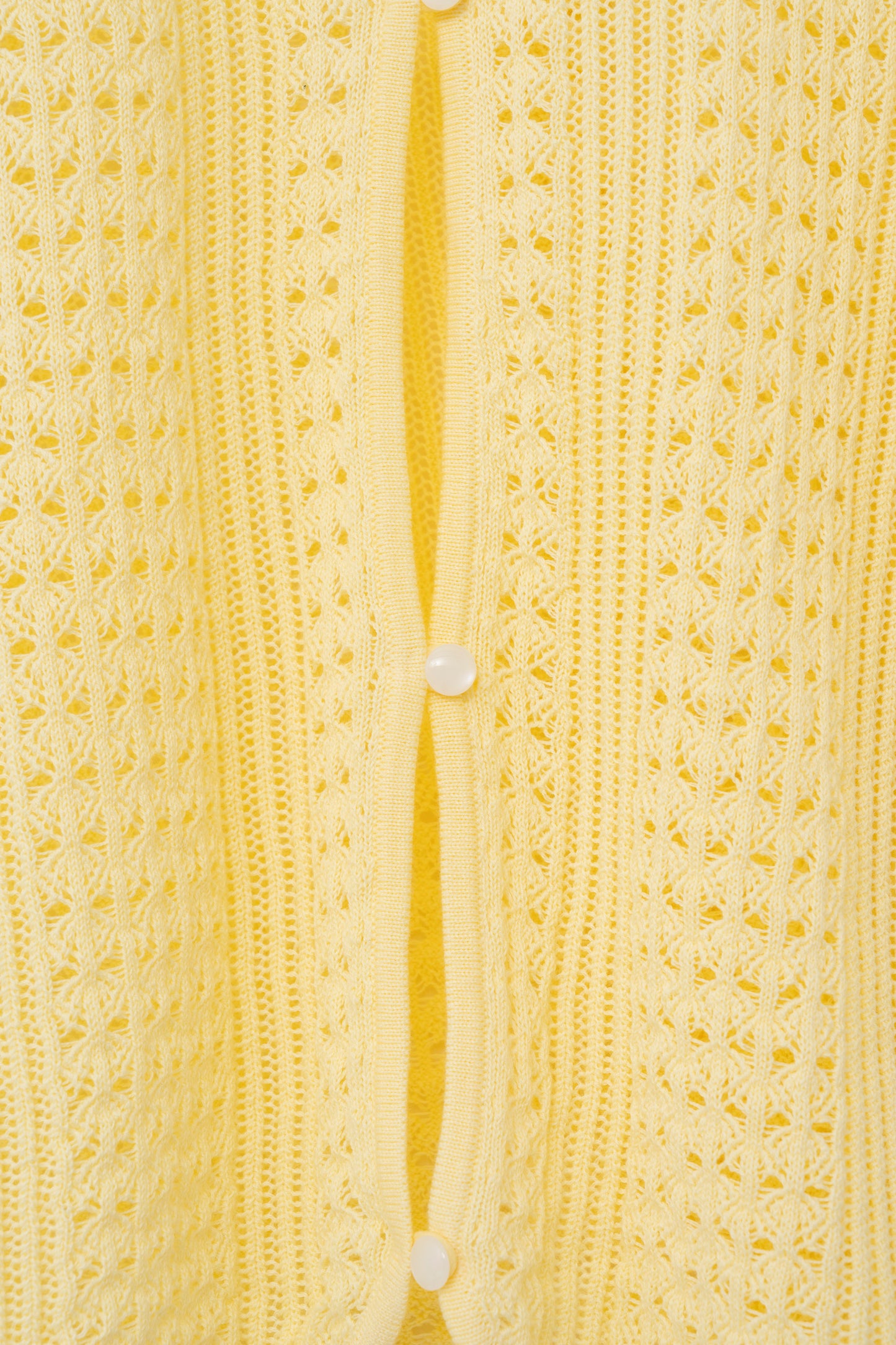 2WAY CROCHET KNIT/YELLOW