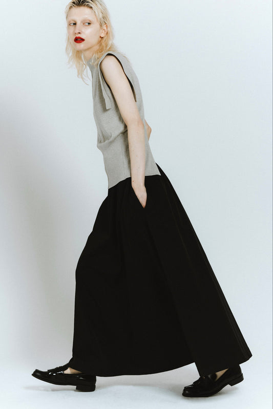MAXI SKIRT/BLACK