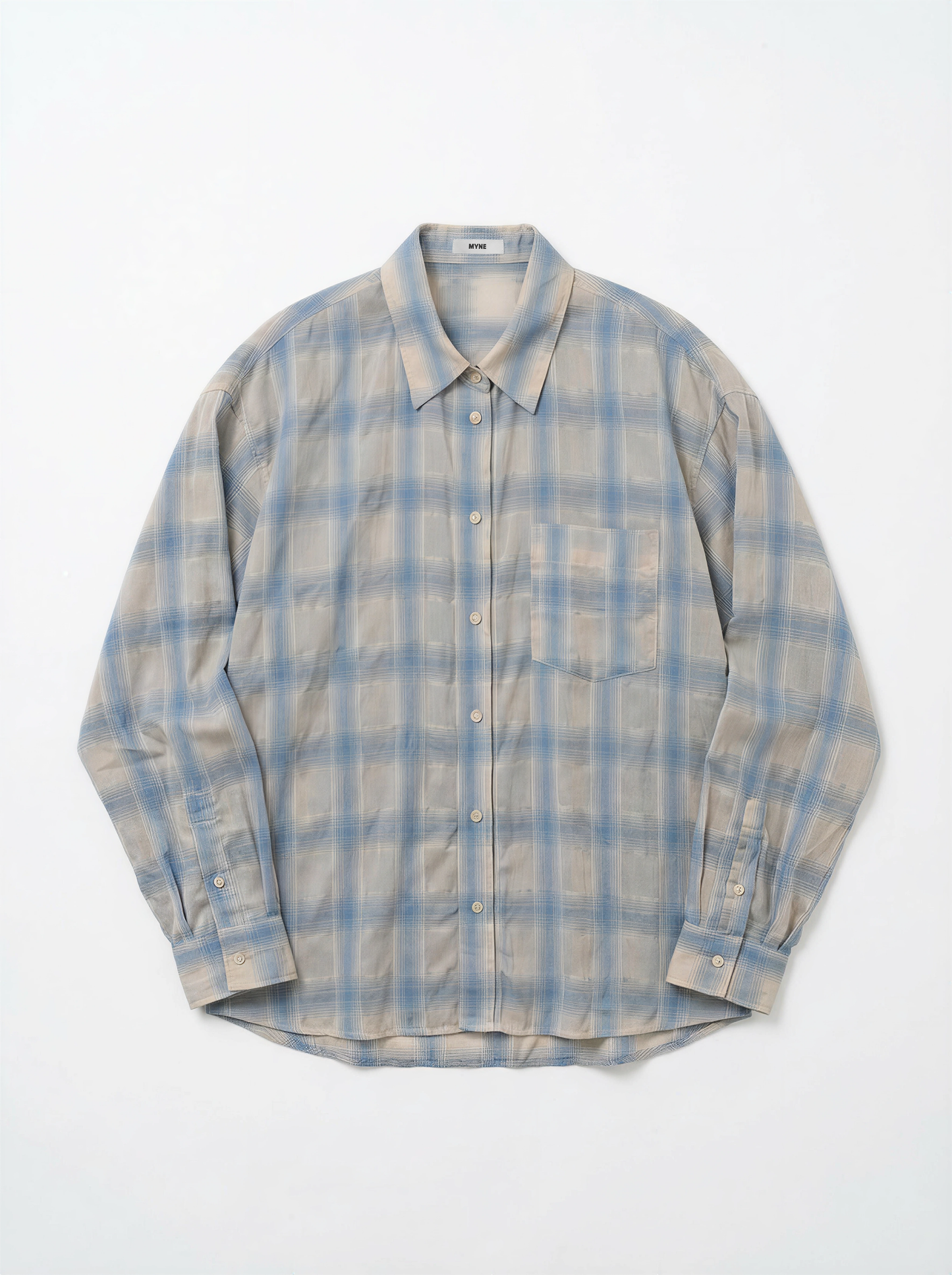 CHECK SHRT/BLUE