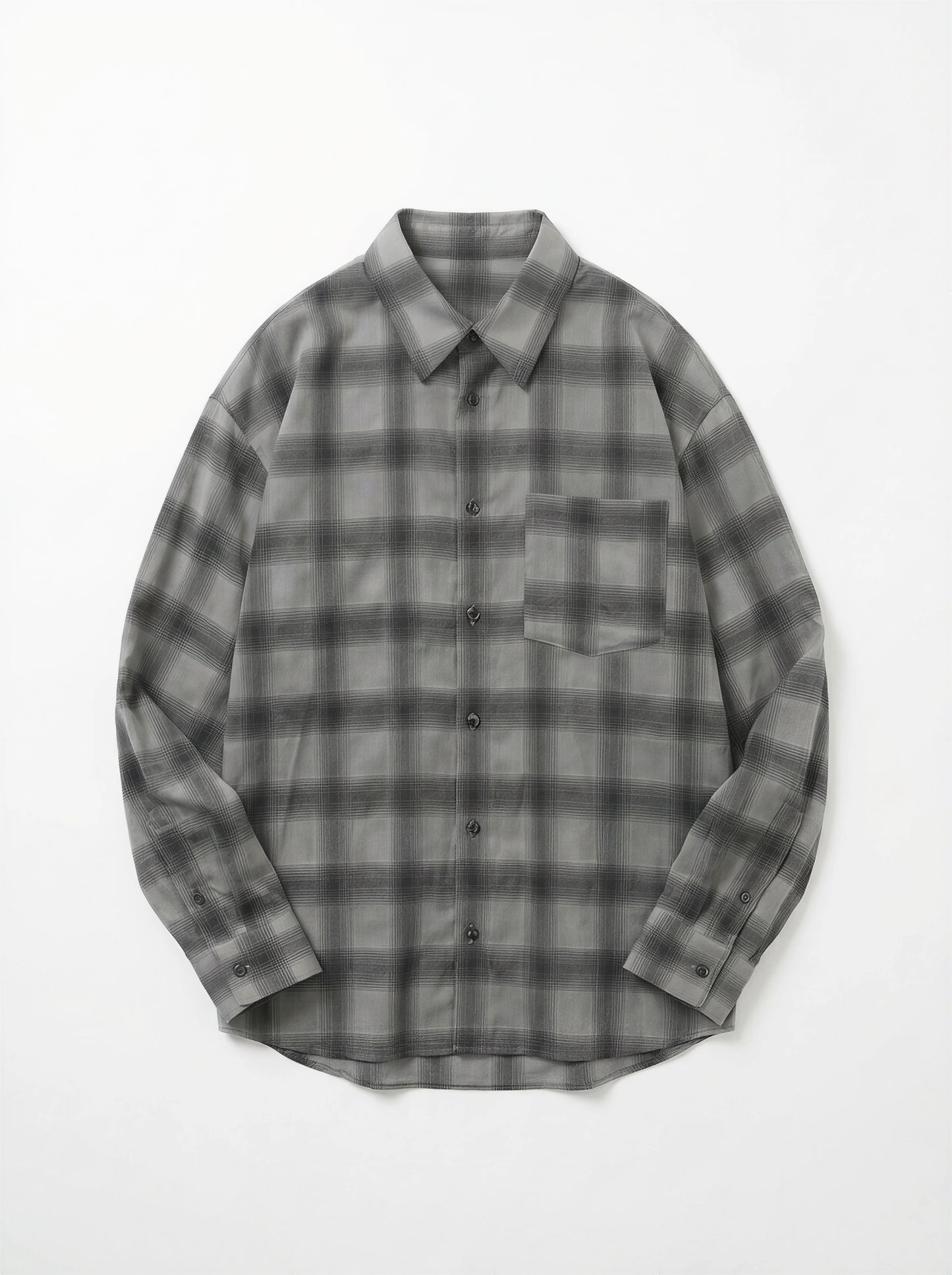 CHECK SHIRT/GRAY