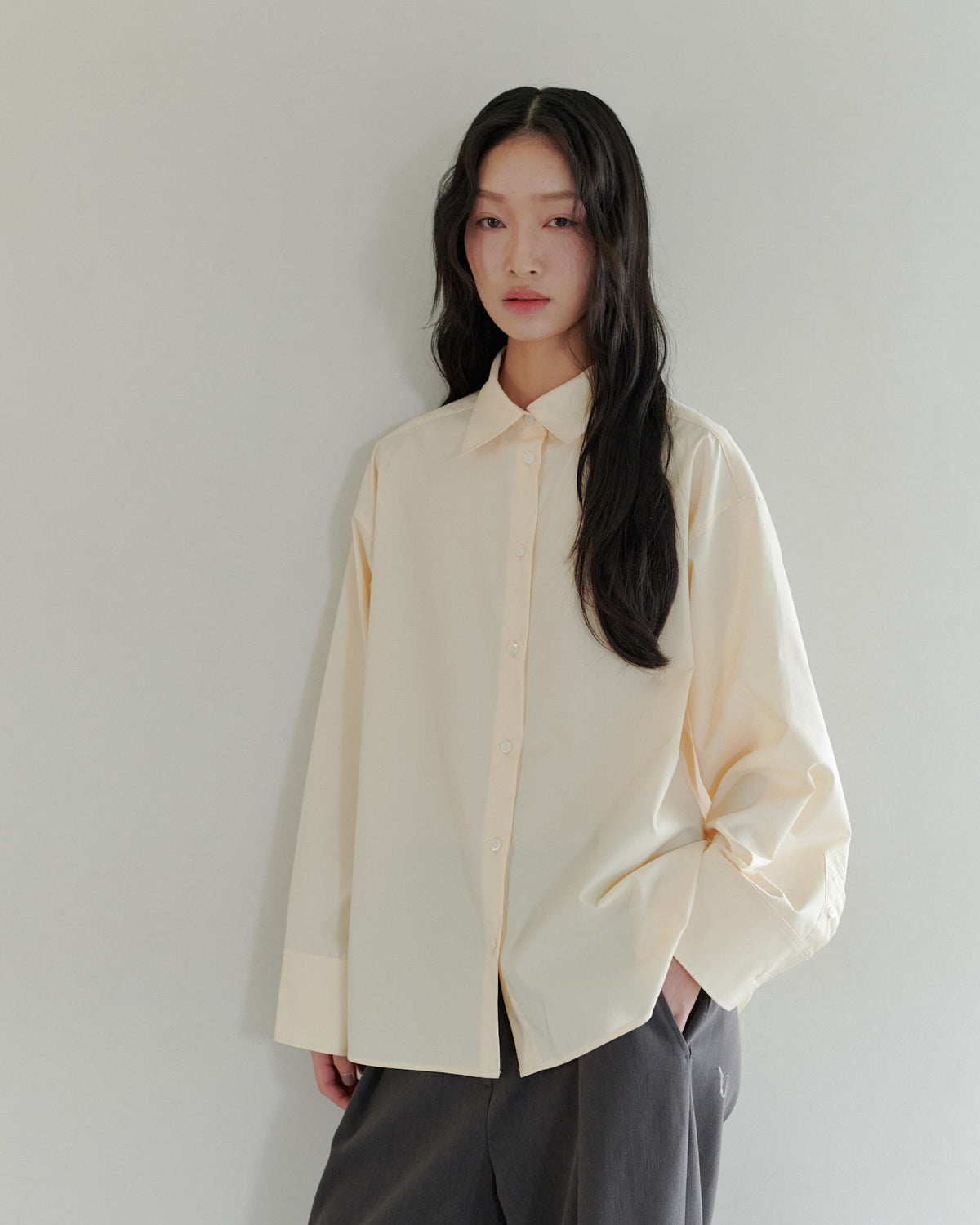 OVERSIZE SHIRT/IVORY