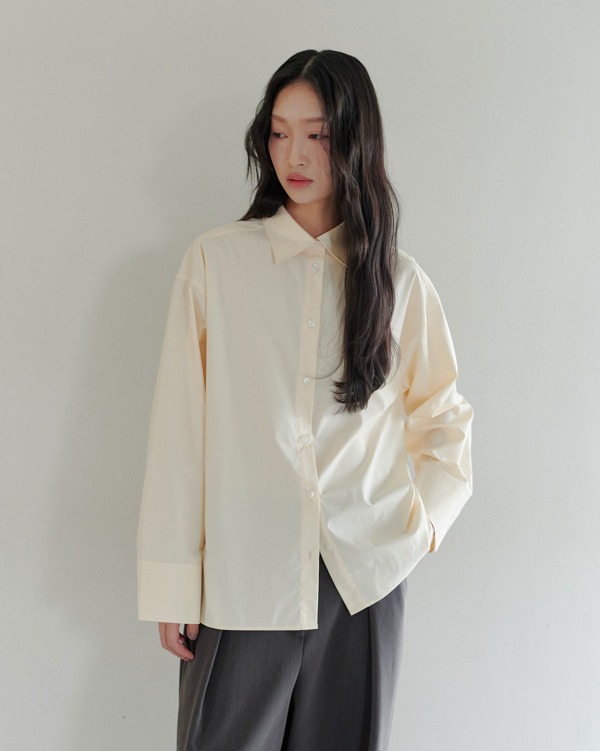 OVERSIZE SHIRT/IVORY
