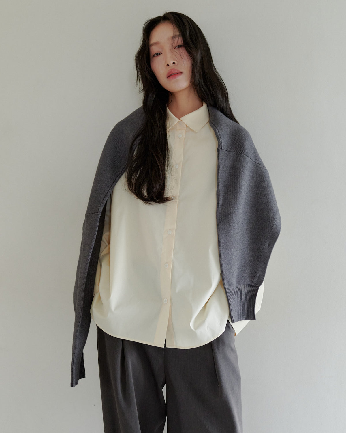OVERSIZE SHIRT/IVORY