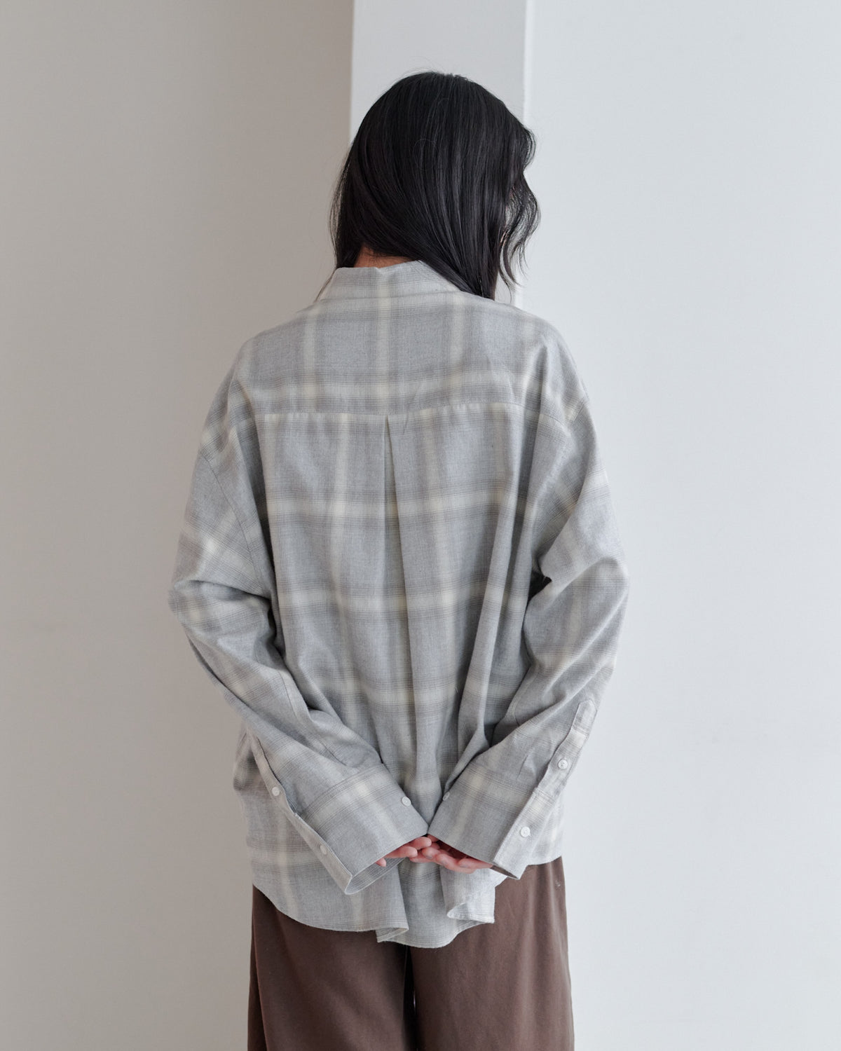 OVERSIZE SHIRT/GRAY