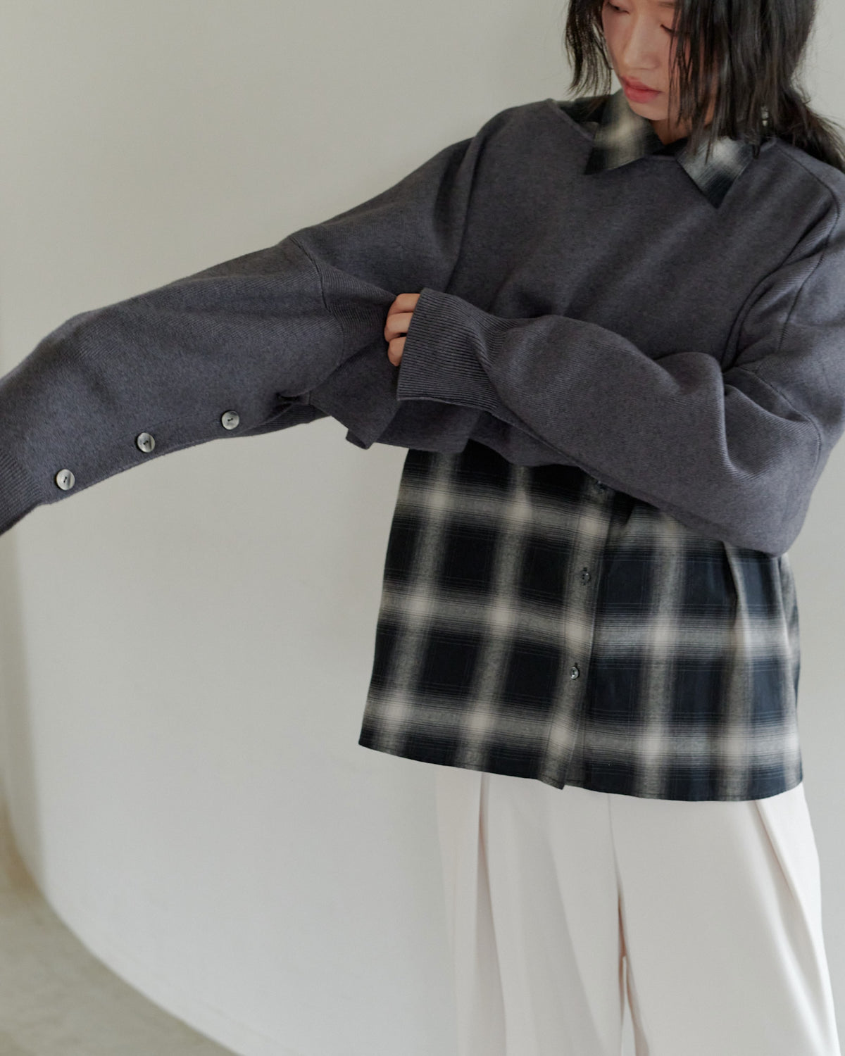 OVERSIZE SHIRT /BLACK