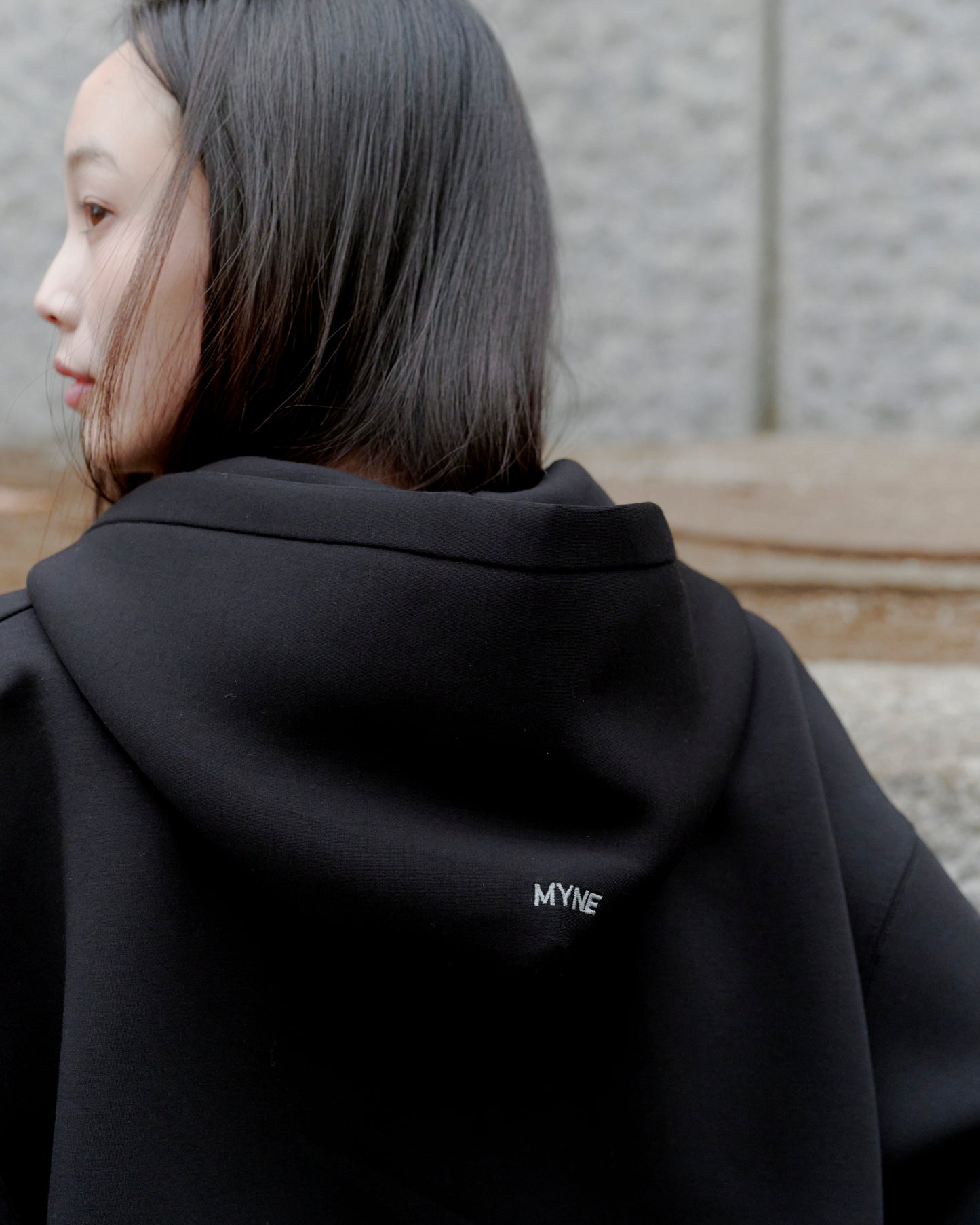 LOGO HOODIE/BLACK